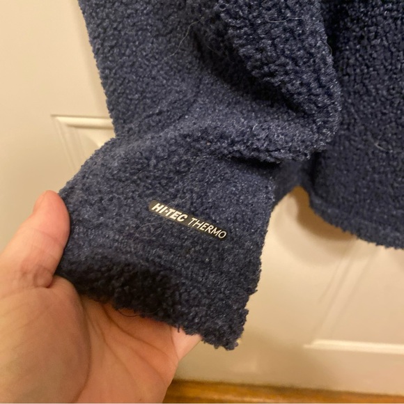 Men’s 1/4 zip Hi-Tec Pullover Sweater Navy-Size XL - Picture 4 of 5